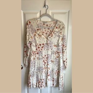 Long Sleeve Floral Dress